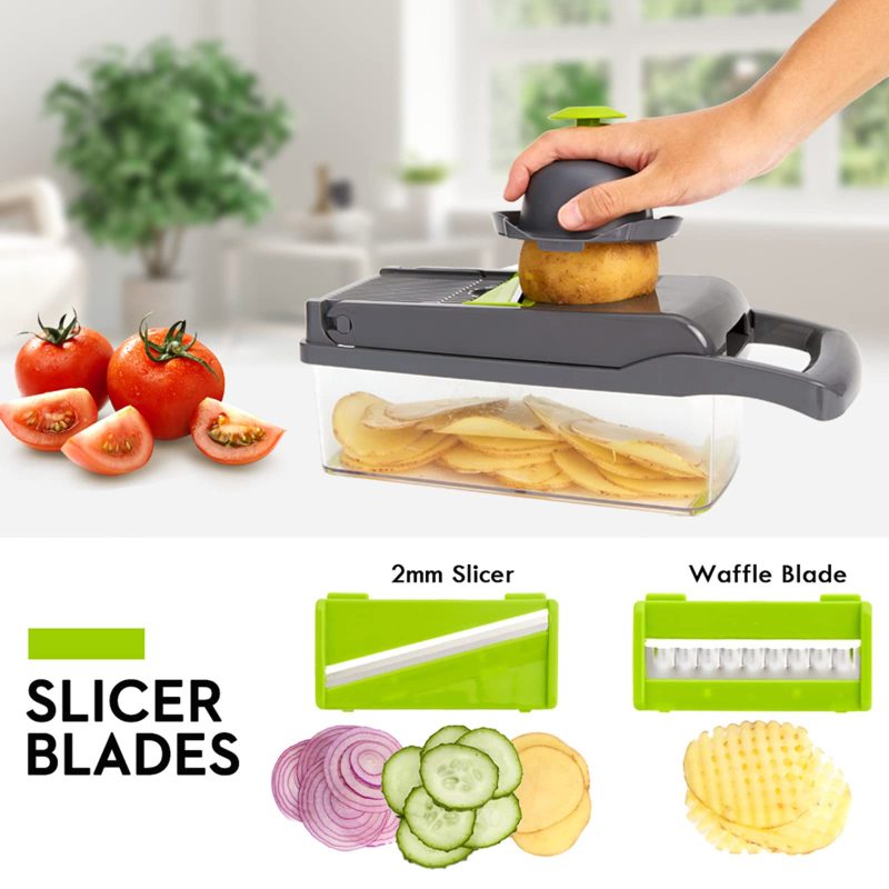 غذاساز نایسر دایسر VEGGIE SLICER مدل 14in1