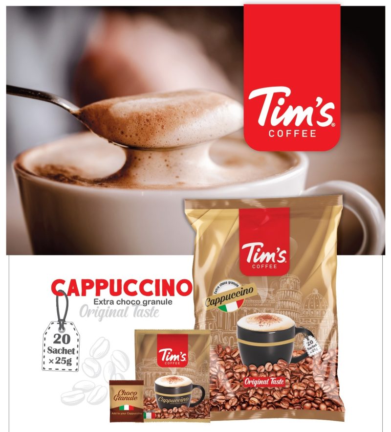 کاپوچینو تیمز ۲۰ عددی tim's