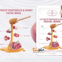 ماسک صورت عسل و میوه های قرمز aichun beauty