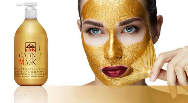 ماسک طلایی صورت بی ام اس مدل golden mask BMS 300 ML