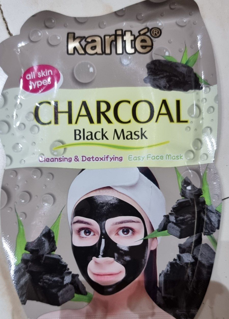 ماسک ورقه ای زغال Karite کد M365