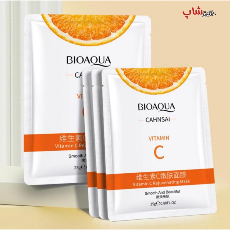 ماسک صورت ورقه ای جوان سازی بیوآکوا REJUVENATING MASK BIOAQUA