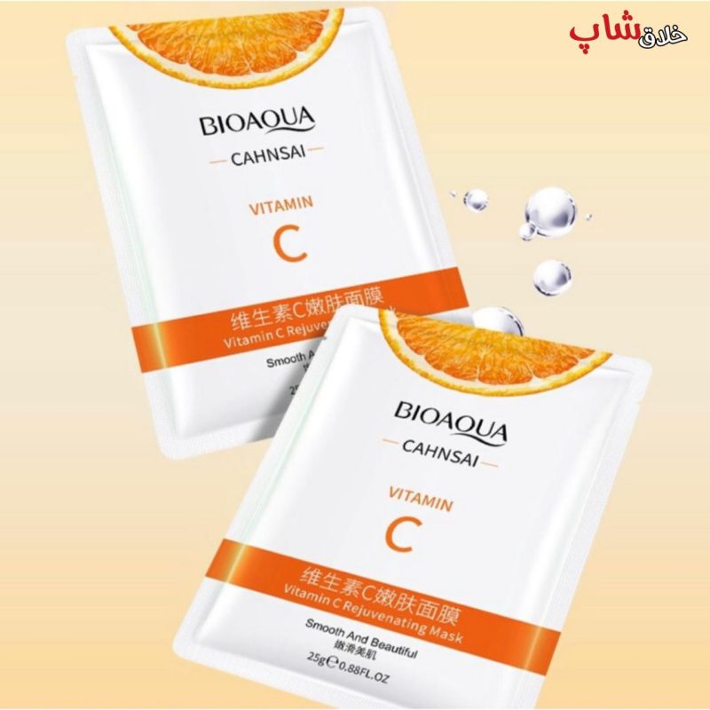 ماسک صورت ورقه ای جوان سازی بیوآکوا REJUVENATING MASK BIOAQUA