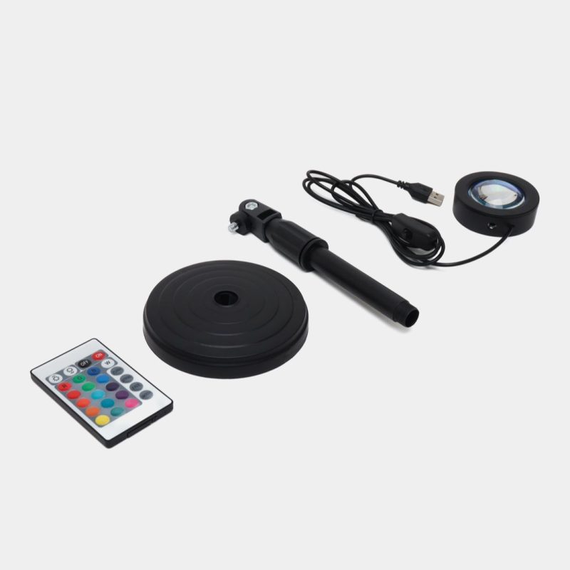چراغ خواب اتمسفری خورشیدی 16 رنگ RGB ریموت دار