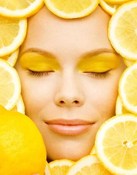 لیمو برای درخشندگی پوست