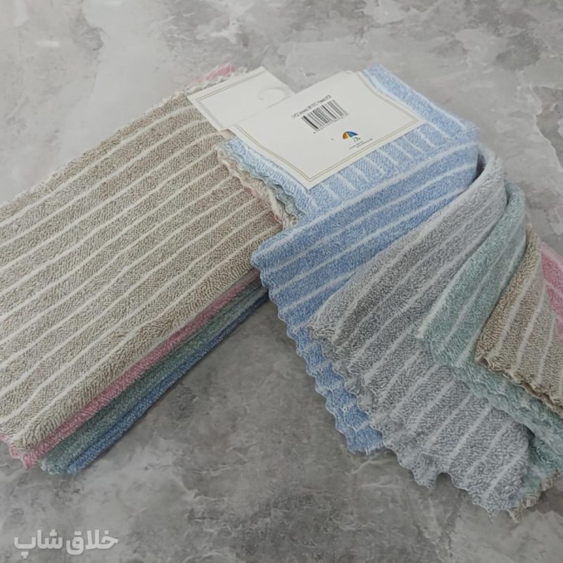 دستمال نظافت میکروفایبر 4 عددی CLEAN TOWEL