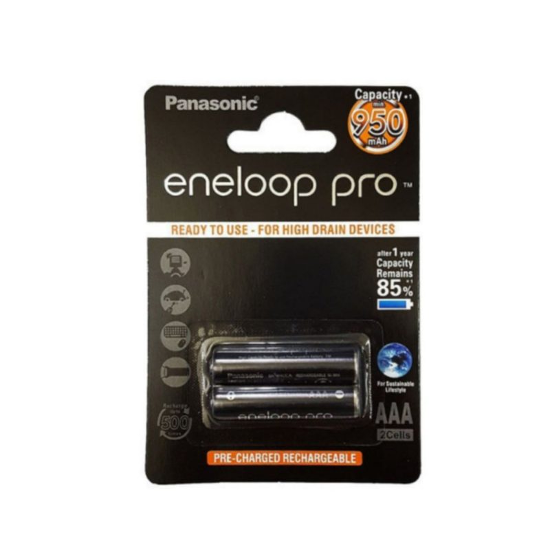 باتری نیم قلمی شارژی پاناسونیک مدل eneloop pro 950mAh