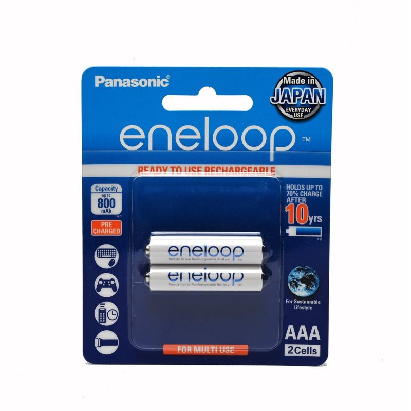 باتری شارژی نیم قلمی پاناسونیک مدل eneloop 800mAh