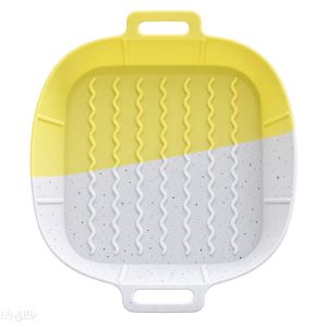 ظرف سیلیکونی هواپز سایز 20 و 24 مربع (دارای فودگرید سرخ کن بدون روغن) کد X206