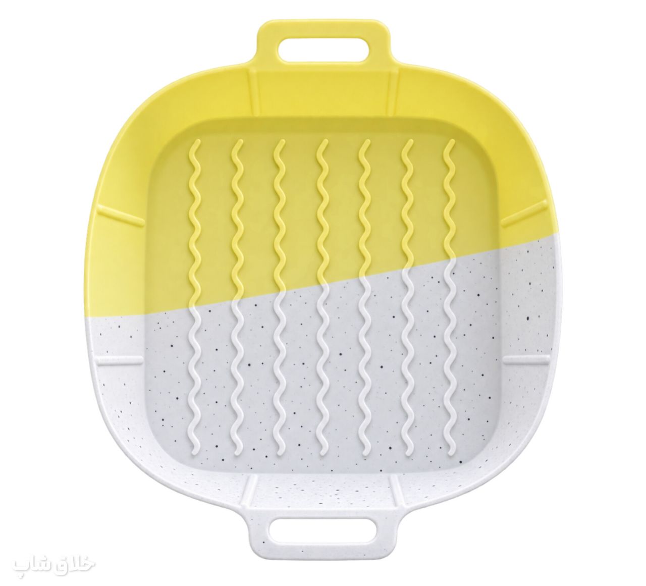 zarf silicon dLcn ظرف سیلیکونی هواپز سایز 20 و 24 مربع (دارای فودگرید سرخ کن بدون روغن) کد X206 - Image 1