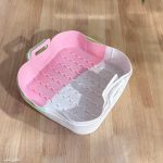 ظرف سیلیکونی هواپز سایز 20 و 24 مربع (دارای فودگرید سرخ کن بدون روغن) کد X206 - Image 2