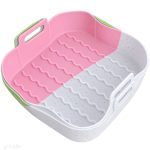 ظرف سیلیکونی هواپز سایز 20 و 24 مربع (دارای فودگرید سرخ کن بدون روغن) کد X206 - Image 4