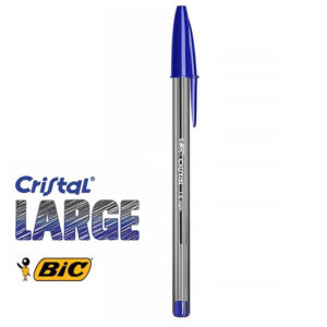 خودکار خوشنویس آبی بیک فرانسه کریستال Cristal LARGE 1.6mm
