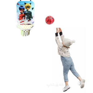 اسباب بازی بسکتبال با توپ و تور طرح دخترانه و پسرانه