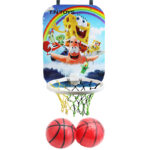 اسباب بازی بسکتبال با توپ و تور طرح باب اسفنجی