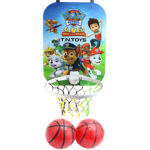 اسباب بازی بسکتبال با توپ و تور طرح سگهای نگهبان