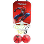 اسباب بازی بسکتبال با توپ و تور طرح مرد عنکبوتی
