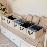 باکس لباس برزنتی بدون درب سفید