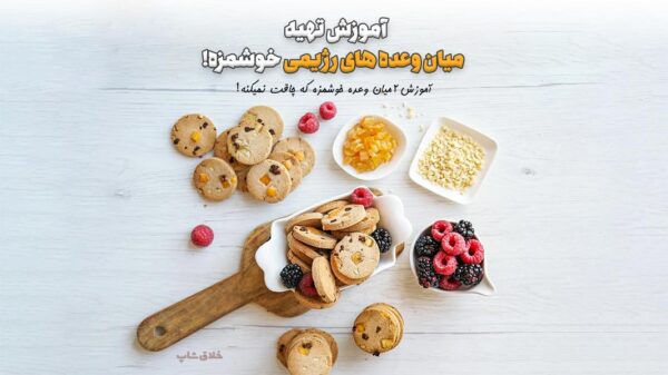 میان وعده رژیمی اوتمیل میوه ای و کوکی شکلاتی