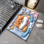 پادری حمام و دستشویی سیلیکونی طرح سه بعدی 3D
