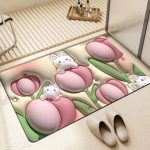 پادری حمام و دستشویی سیلیکونی طرح سه بعدی 3D
