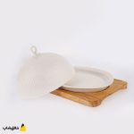 کره خوری سرامیک چوبی ریور طرح گرد کد 9569