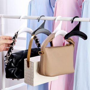 نظم دهنده کیف داخل کمد و آویز کیف پلاستیکی 4 عددی