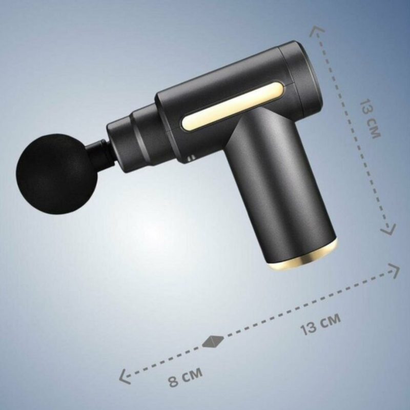ماساژور تفنگی شارژی 4 سر مدل اقتصادی Massage gun 25W