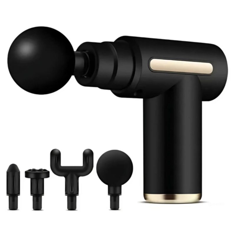 ماساژور تفنگی شارژی 4 سر مدل اقتصادی Massage gun 25W