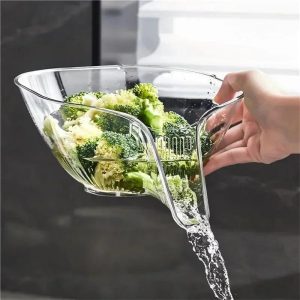 سبد آبکش آشپزخانه و سبد لبه سینک کریستال