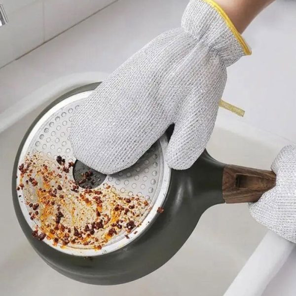 با پوست حساس چطور ظرف بشوریم؟ 🧽🌸 3 دستکش ظرفشویی اسکاچی