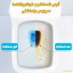 قرص شستشو و خوشبوکننده سرویس بهداشتی و توالت فرنگی