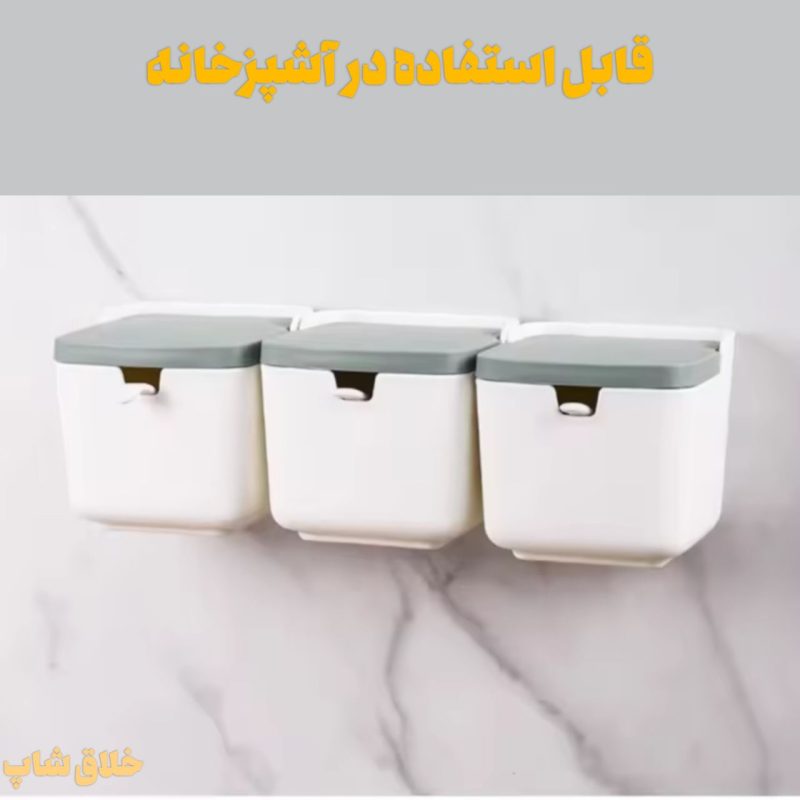 میخ دیواری و قلاب چسبی دوطرفه بسته 3 عددی