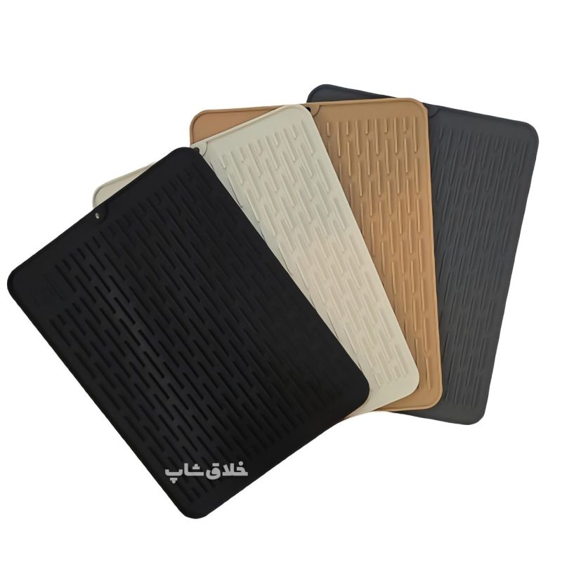 پد سیلیکونی خشک کردن ظروف ضدلغزش روی کانتر
