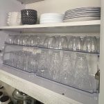 راف دو طبقه اکرولیک نظم دهنده کابینت