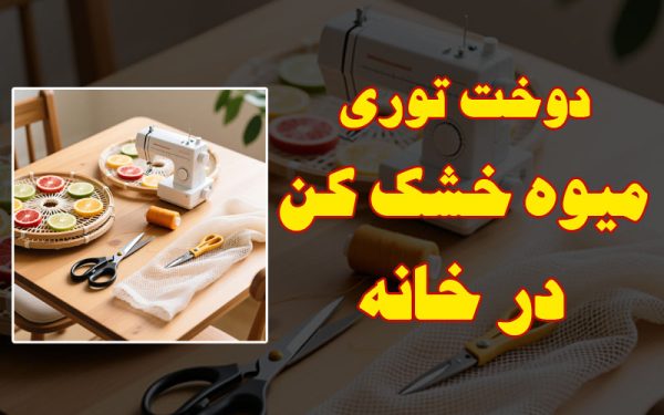 دوخت توری میوه خشک کن در خانه