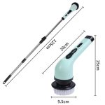 فرچه برقی شارژی دسته بلند 9in1 مدل JY-6010