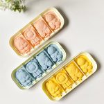 قالب بستنی شکلات و ژله فانتزی سیلیکونی 4 عددی همراه چوب بستنی