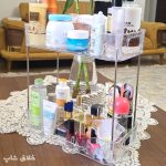 استند آشپزخانه و حمام کریستالی نظم دهنده 2 طبقه