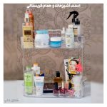 استند آشپزخانه و حمام کریستالی نظم دهنده 2 طبقه