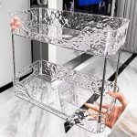 استند آشپزخانه و حمام کریستالی نظم دهنده 2 طبقه