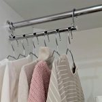 آویز لباس، پیراهن و کت و پالتو فلزی 6 قلاب فلزی