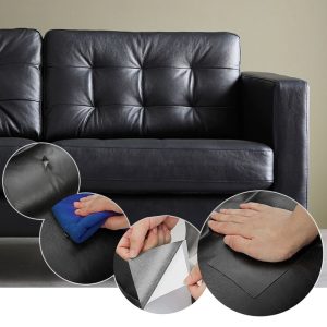 چرم ترمیم روکش صندلی و مبل مشکی