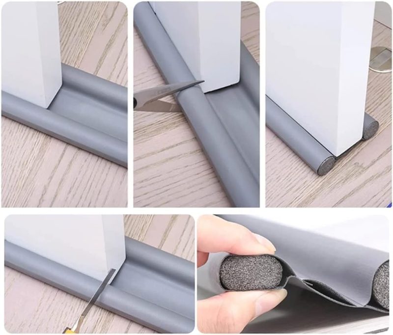 درزگیر پایین درب و ضد غبار چرمی 100CM