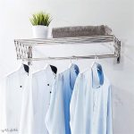 بند رخت تاشو مدل‌ دیواری آکاردئونی