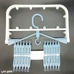 آویز لباس زیر چرخشی با 24 گیره لباس