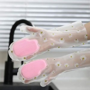 دستکش اسکاچ دار ساق بلند