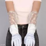دستکش ظرفشویی توپشمی ساق بلند