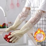 دستکش ظرفشویی توپشمی ساق بلند