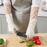 دستکش ظرفشویی توپشمی ساق بلند